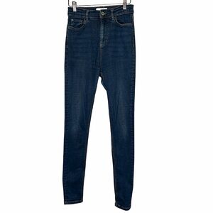 Marks & Spencer High-Rise Skinny Jeans in Dark Blue, Size US 6T